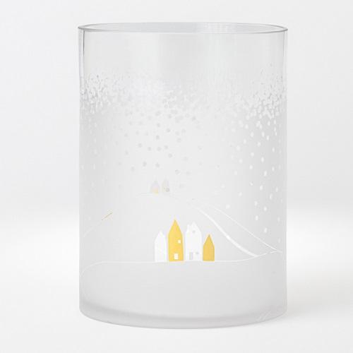 Räder lantaarn windlicht glas Huisjes