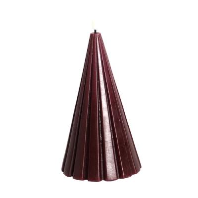 Sirius Laura led boom kaars medium bordeaux rood 20 cm