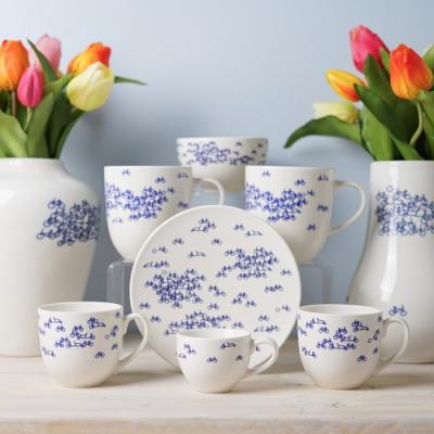 Heinen Delftsblauw mokjes Espresso Fietsen, set van 2