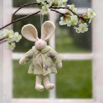 Sjaal met verhaal hanger Funny bunny - tulpjes