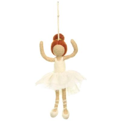 Sjaal met verhaal hanger Ballerina jurkje wit